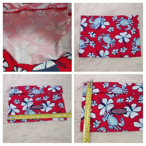 🍓$10 In Bundle🍓Vineyard Vines Floral Small Pouch - Picture 10 of 11